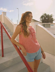 Nobody's Child Light Blue Denim A-line Shorts