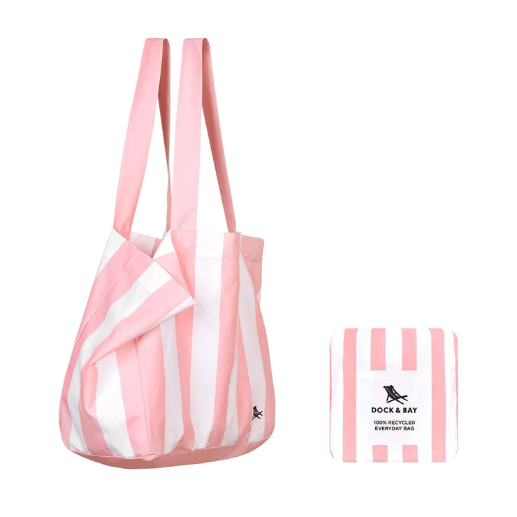 Dock & Bay Recycled Everyday Tote Bag - Malibu Pink