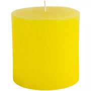 Rustic Pillar Candles - Lemon