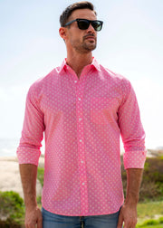 Frangipani Men's Shirts - Bindi Indi Pink