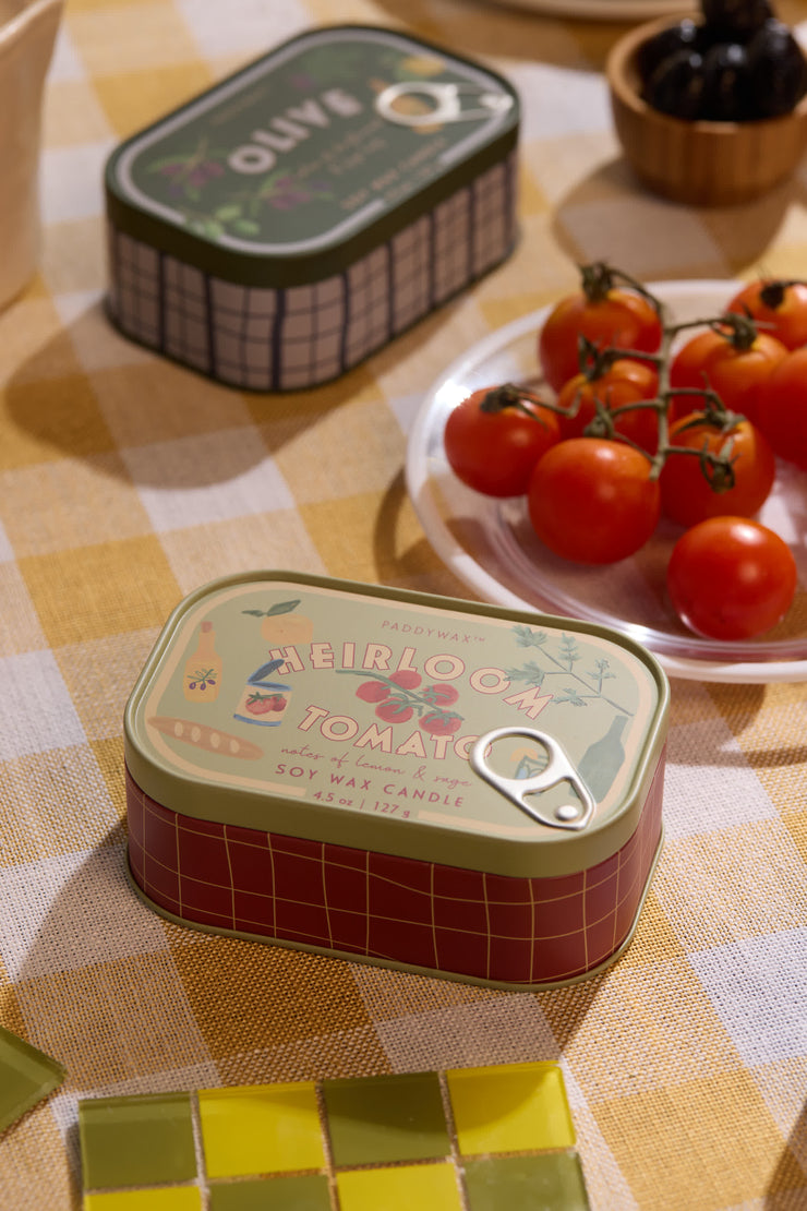 Bistro Tin Candle - Heirloom Tomato