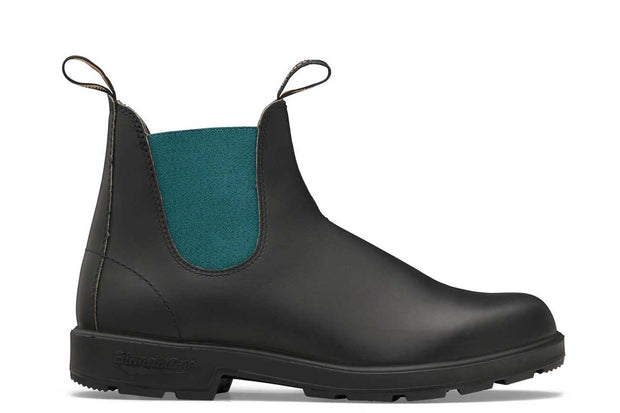 Blundstone Boots -  2307 Black with Green Elastic