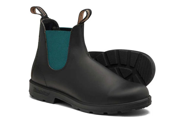 Blundstone Boots -  2307 Black with Green Elastic