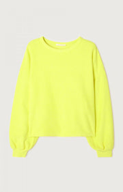 American Vintage Bobypark Sweatshirt - Neon Yellow