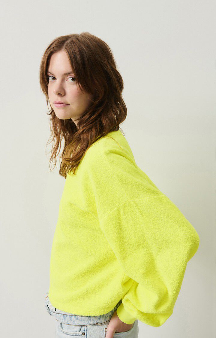 American Vintage Bobypark Sweatshirt - Neon Yellow