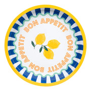Bon Appetit Enamel Tray - Lemon