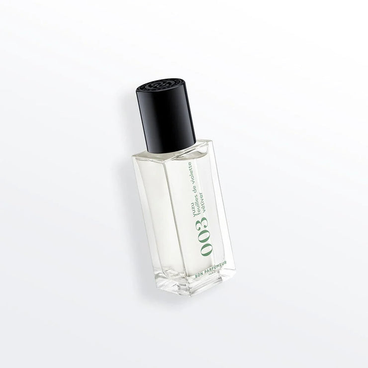 Bon Parfumeur 15ml Perfume 003 - Yuzu, Violet Leaves and Vetiver
