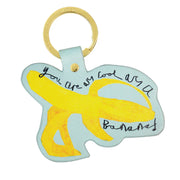 Arthouse Unlimited Recycled Keyring - Cool Banana