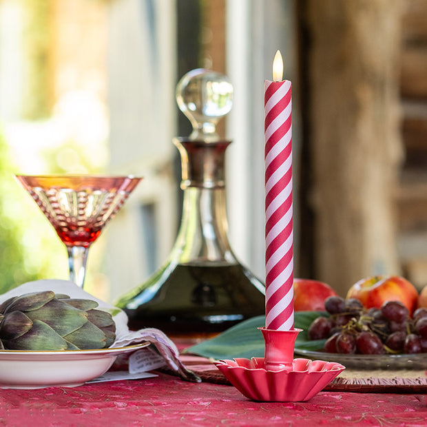 Tinkalink Fabric Wrapped LED Candles x 2 - Barley Twist