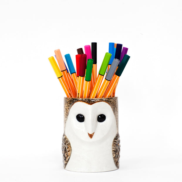 Animal Pencil Pots - Barn Owl