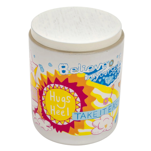 Arthouse Unlimited Plant Wax Candle - Be Happy