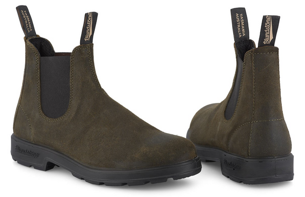 Blundstone Boots Original Series - 1615 Dark Olive Suede