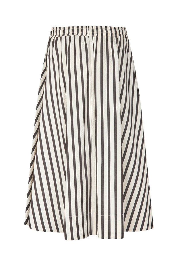 Lollys Laundry Bristol Midi Skirt in Stripes