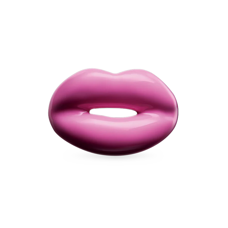 Bubblegum Pink HOTLIPS Ring by Solange