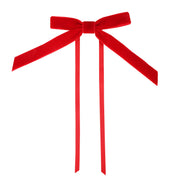 Candy Velvet Bows 8 Pack - Red