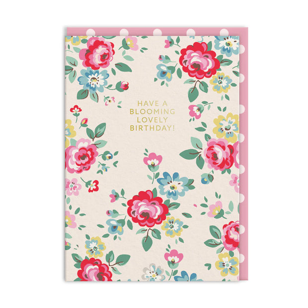 Cath Kidston Blooming Lovely Birthday Card