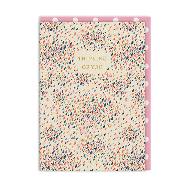 Cath Kidston Raindrops Thinking Of You Card