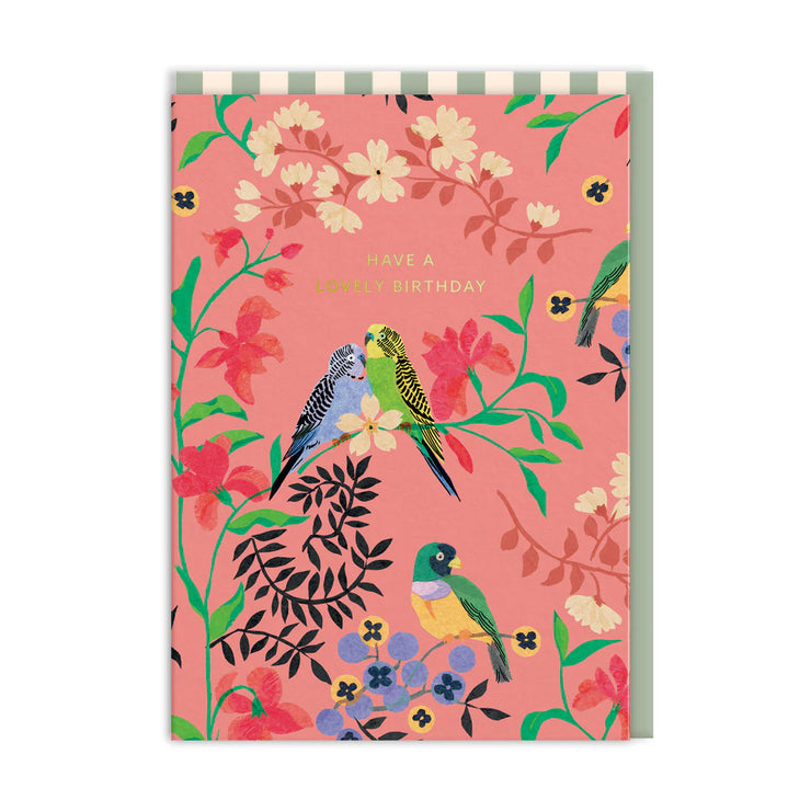 Cath Kidston Birds Have A Lovely Birthday Card