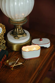 Cherie Ceramic Dish Candle - French Linen & Orris