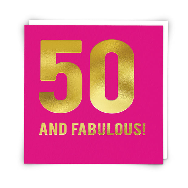 50 And Fabulous Card
