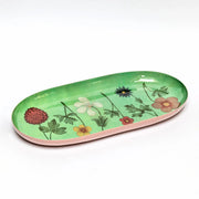 Roomytown Oval Enamel Tray - Festival Of Flowers