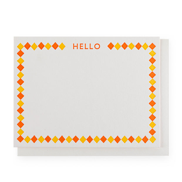 Hello Diamonds Notecards Set from Archivist