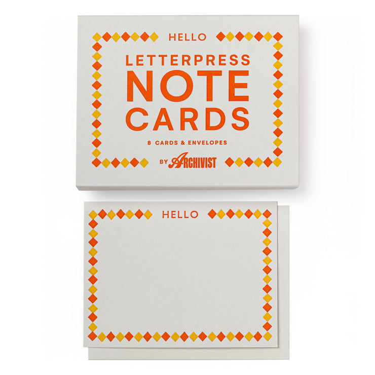 Hello Diamonds Notecards Set from Archivist