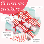 Bow Christmas Saucer Crackers