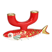 Ceramic Candle Holder - Koi