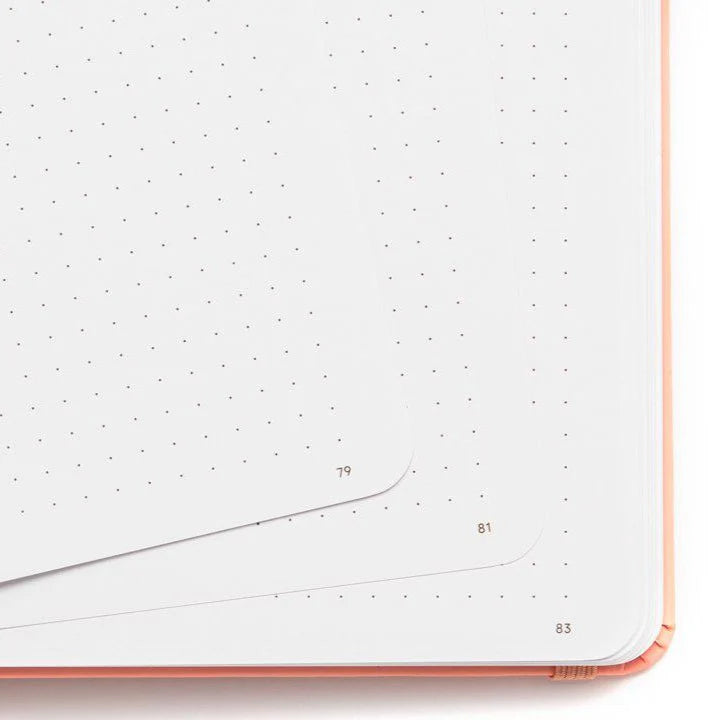 Yop & Tom Dotted Notebook - Charcoal Moon & Stars