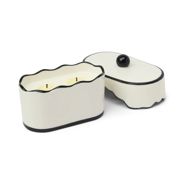 Cherie Ceramic Dish Candle - Black Fig & Olive
