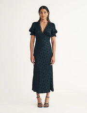 Nobody's Child Angela Jacquard Midi Dress