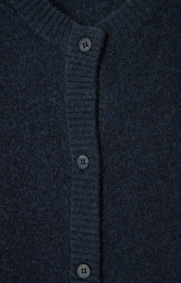 American Vintage Damsville Cardigan - Navy Black Melange