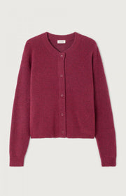 American Vintage Damsville Cardigan - Grape Melange