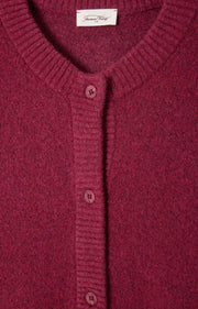 American Vintage Damsville Cardigan - Grape Melange