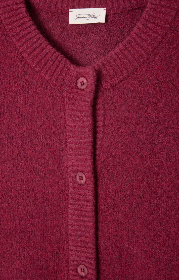 American Vintage Damsville Cardigan - Grape Melange
