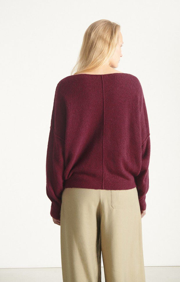 American Vintage Damsville Jumper - Grape Melange