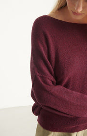 American Vintage Damsville Jumper - Grape Melange