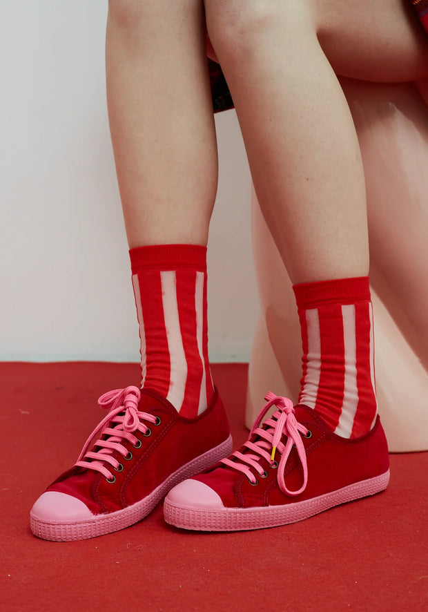 Dr Bloom Pirulo Socks - Red