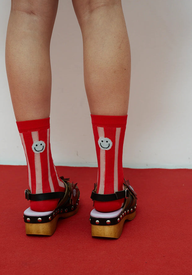 Dr Bloom Pirulo Socks - Red