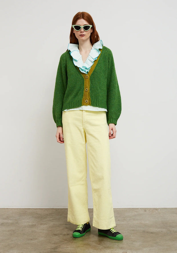 Dr Bloom Cocoon Cardigan - Green
