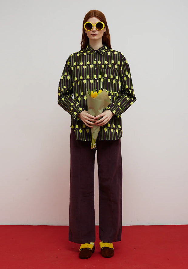 Dr Bloom Destiny Trousers - Aubergine