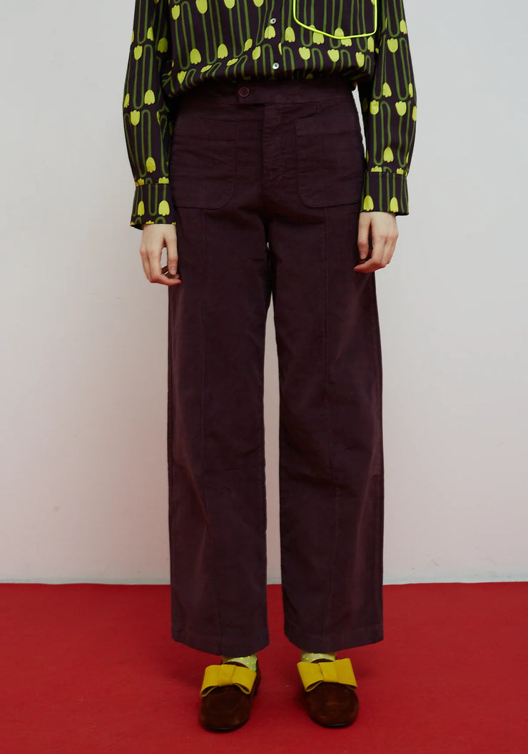 Dr Bloom Destiny Trousers - Aubergine