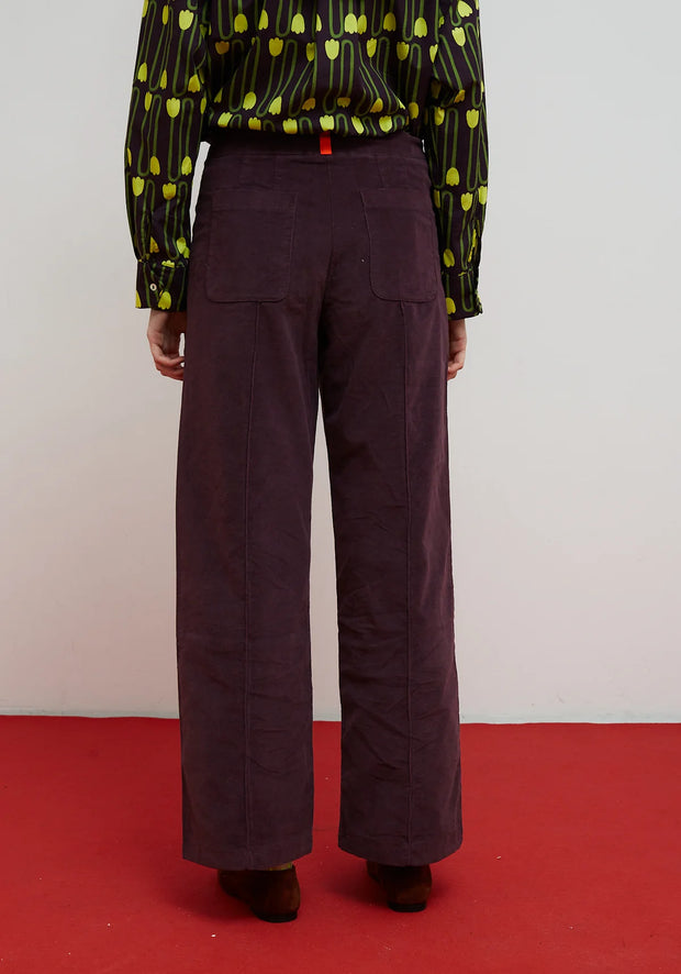 Dr Bloom Destiny Trousers - Aubergine