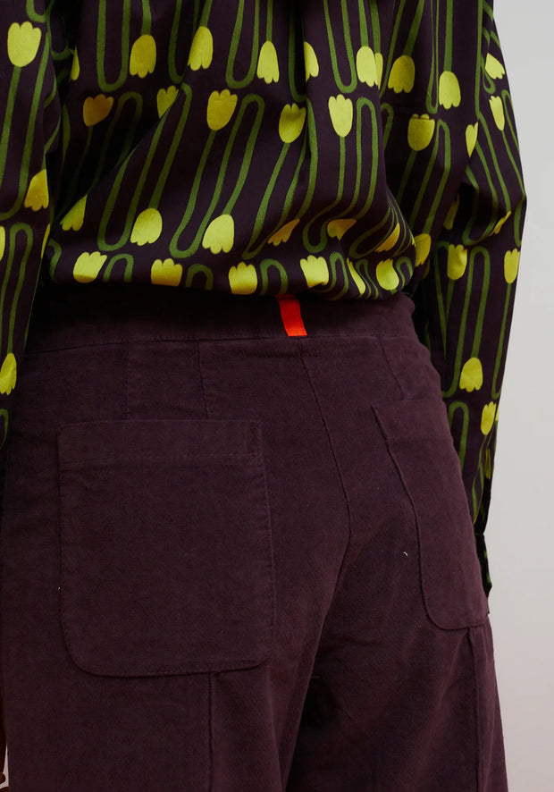 Dr Bloom Destiny Trousers - Aubergine