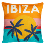 Square Needlepoint Cushion - Ibiza