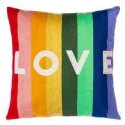 Square Needlepoint Cushion - Love