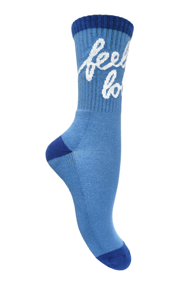 Lollys Laundry Socks - Damien Light Blue
