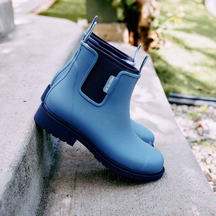 Merry People Bobbi Wellington Boot - Denim Blue