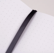 Yop & Tom Dotted Notebook - Charcoal Moon & Stars